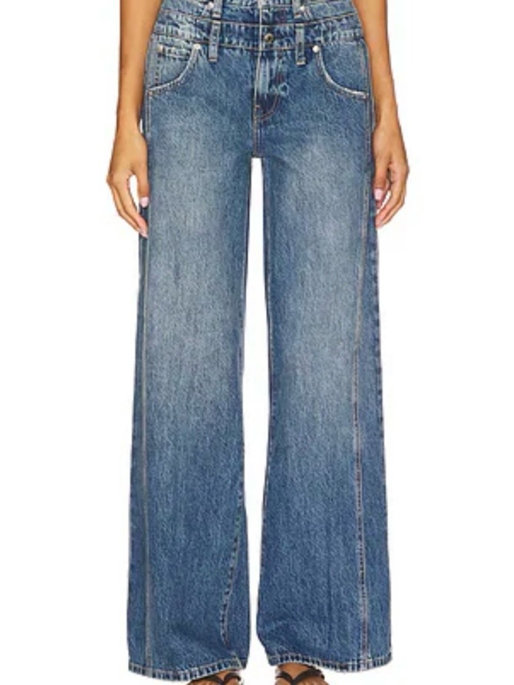 Pistola Caleb High Rise Relaxed Stacked Waist ~ Size 28